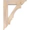 Ekena Millwork Balboa Traditional Smooth Bracket w/ Offset Brace, Douglas Fir, 7 1/2"W x 28"D x 36"H BKT0806X28X36BOA01SDF - alternate 3